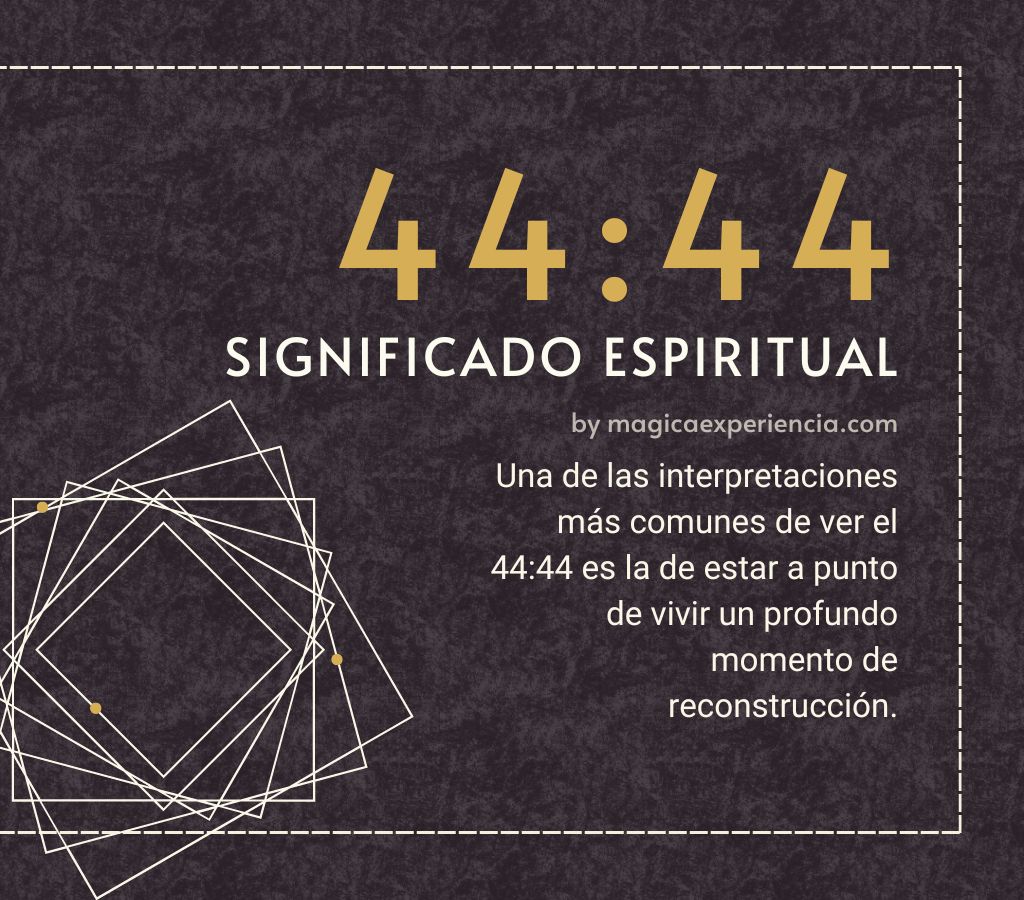 44:44 significado espiritual